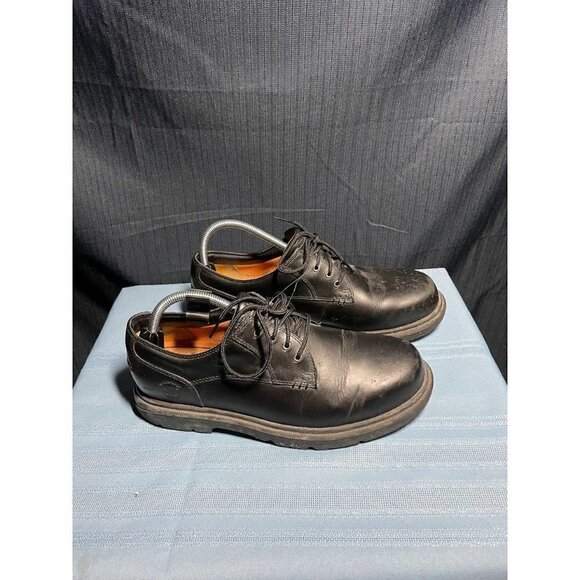 Timberland Men Shoe Montgomery Bay Size 9M Black WP Oxford Pre Owned - Picture 3 of 6